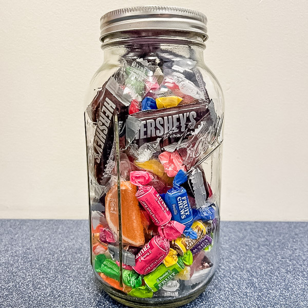 candy in the jar